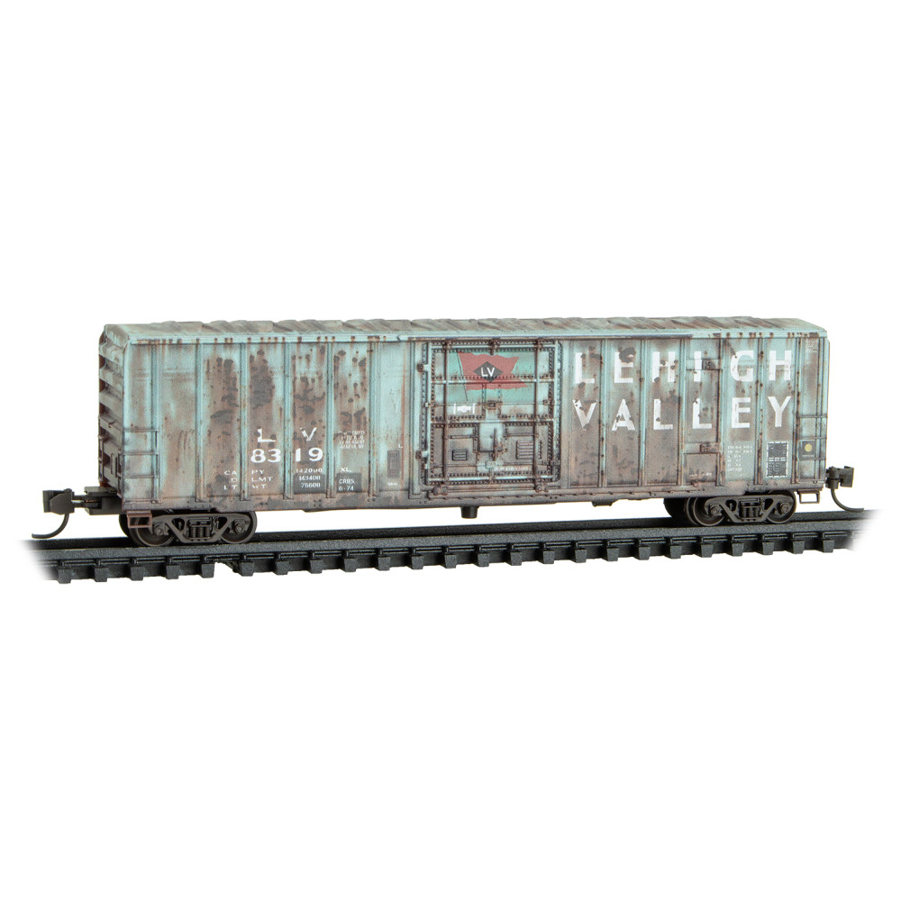 Micro Trains ~ N Scale ~ Weathered 50' Boxcar ~ Lehigh Valley