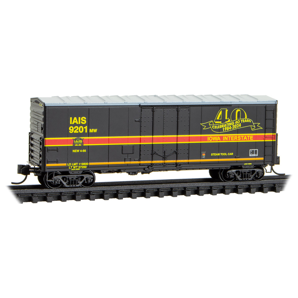 Micro Trains ~ N Scale ~ 40' Boxcar Iowa Interstate Anniversary