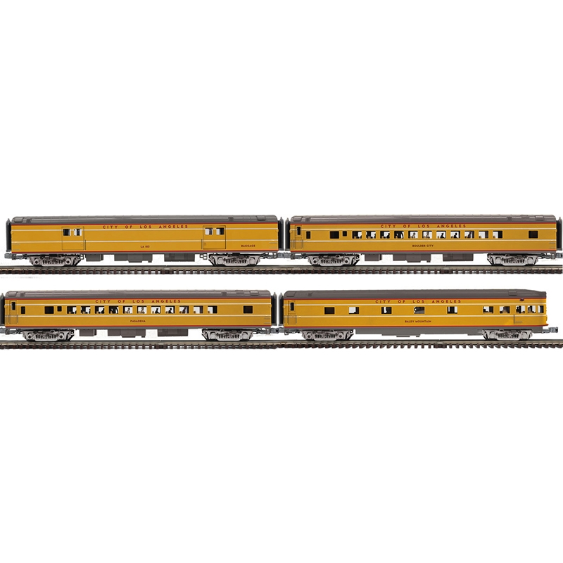 Atlas ~ O Scale ~ PREMIER ~ 70' Streamline Passenger car set ~ 4 Car set ~ Union Pacific ~ 3RL ~ 3001959