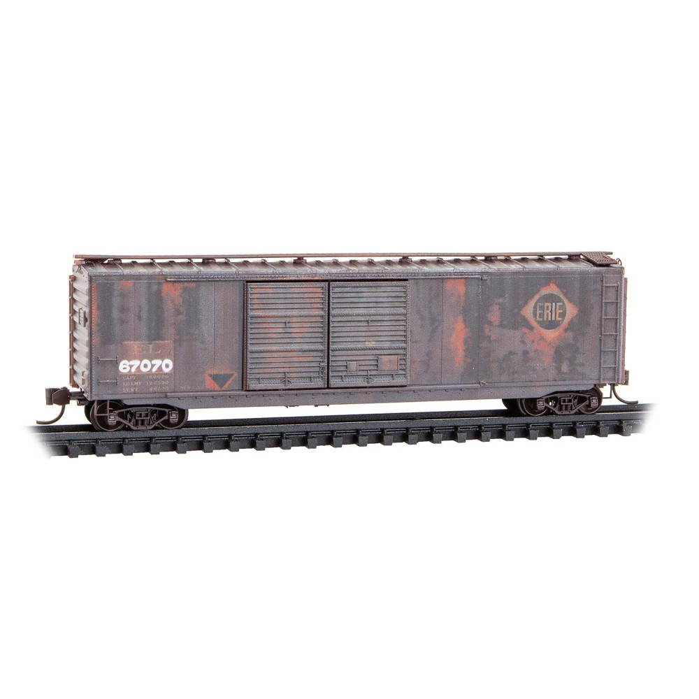 Micro Trains ~ N Scale ~ 50' Boxcar ~ Erie Lackawanna #67070