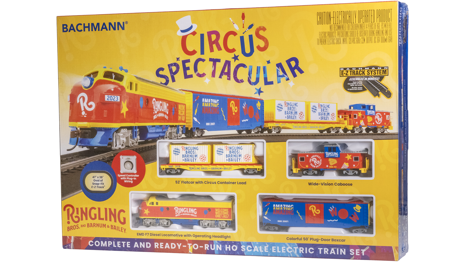 Bachmann ~ HO Scale ~ Circus Spectacular Train Set ~ 00780
