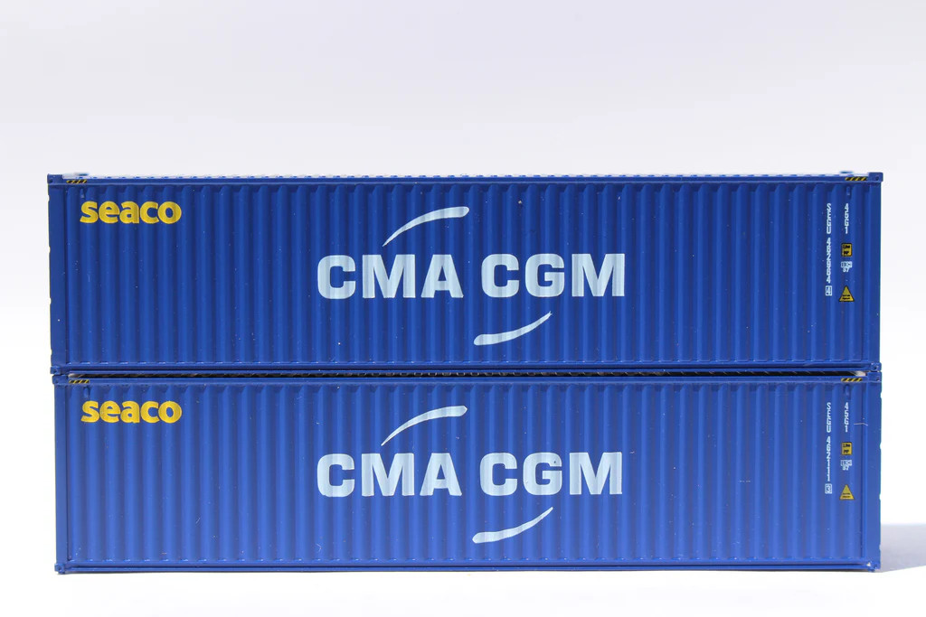 Jacksonville Terminal Company ~ 40' High Cube Containers ~ SEACO