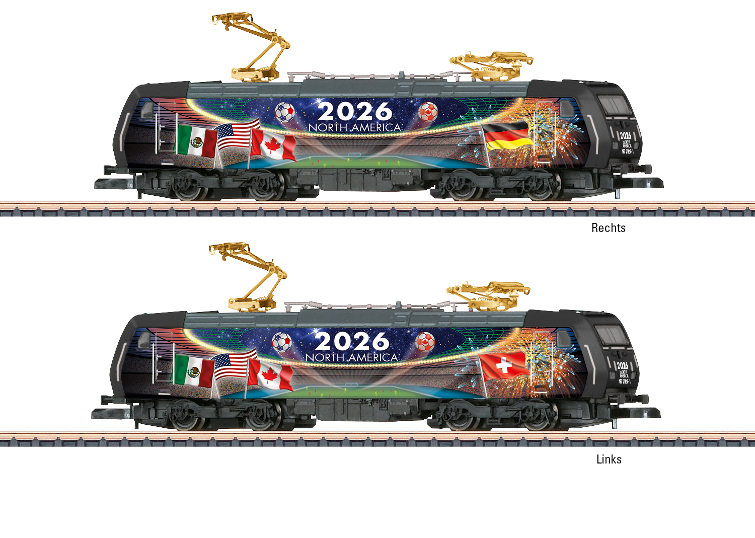 Märklin ~ Z Scale ~ Class 185.2 Electric Locomotive ~ North