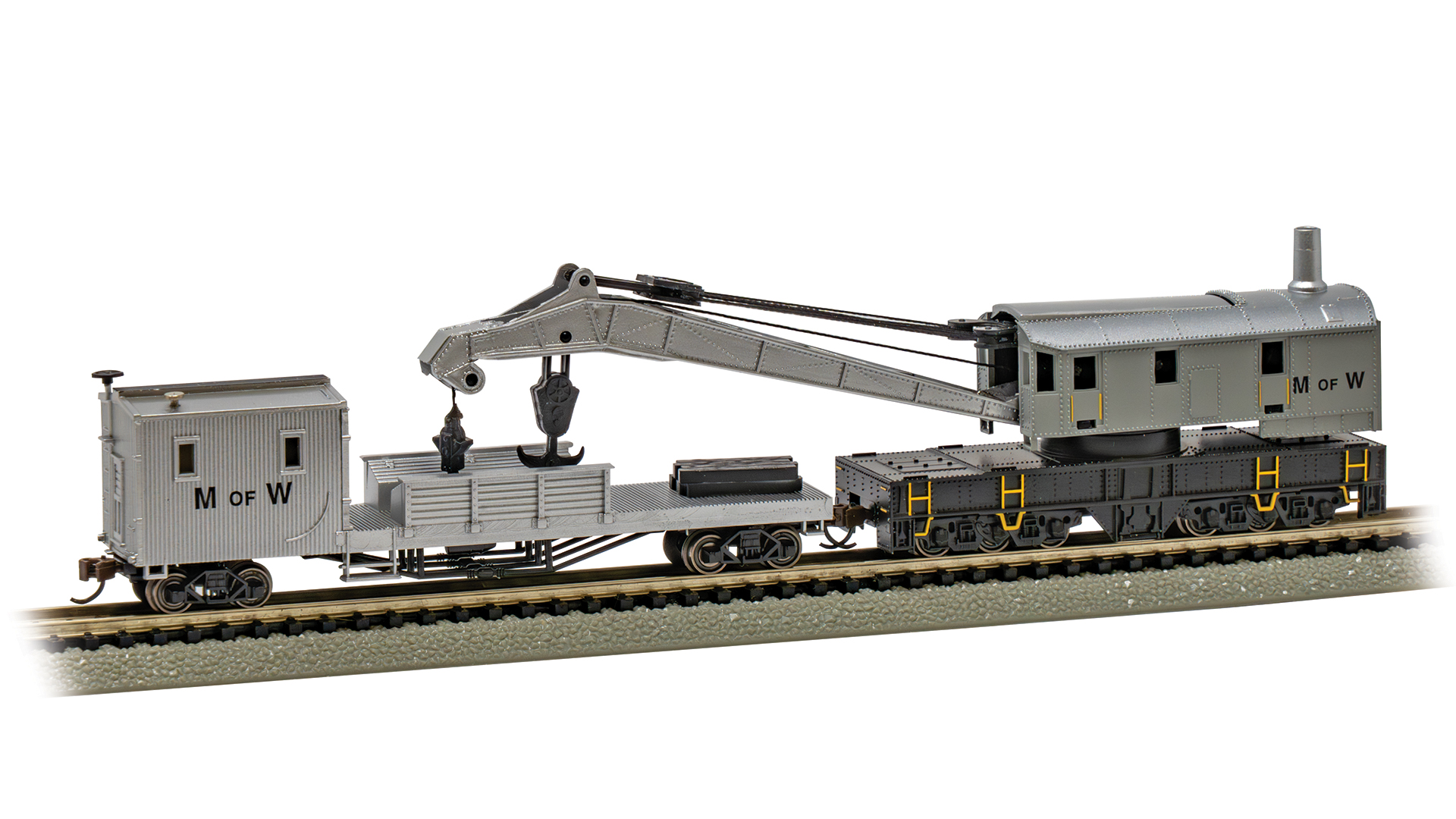 Bachmann ~ N Scale ~ 250-Ton Crane and Boom Tender ~ Maintenance