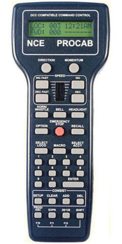 NCE Cab-06p Intermediate DCC Cab Throttle with Potentiometer + Display 524001136 NCE Cab-06p Intermediate DCC Cab Throttle with Potentiometer + Display 524001136
