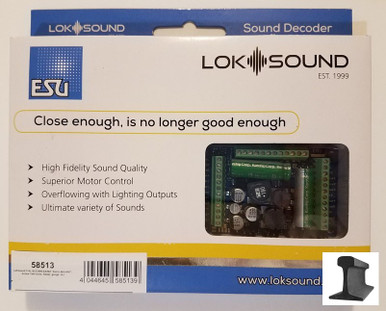 ESU ~ LokSound V5.0 XL ~ G Scale ~ DCC/MM/SX/M4 Sound Decoder