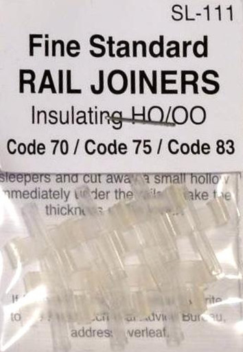 HO Scale · Code 70, 75 & 83 · Insulated Rail Joiners · 12 Pieces