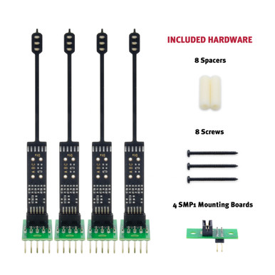 N Scale Turnout Signaling Kit · 4 Signals & Hardware