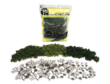 Realistic Tree Kit · Light, Medium & Dark Green