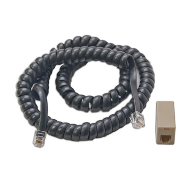 LNCCMC1 Coiled LocoNet Cord With Modular Adapter