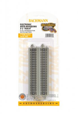 EZ-Track · N Scale Nickel Silver Auto-Reversing 5" Straight Track 44848