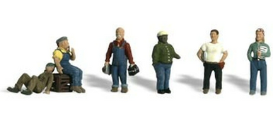 Woodland Scenics ~ HO Scale ~ People ~ Factory Workers ~ A1867 - Iron ...