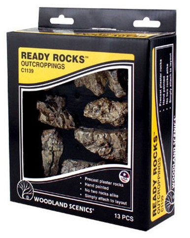 Outcroppings Ready Rocks · 13 Pieces