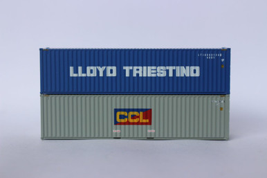 Jacksonville Terminal JTC ~ N Scale ~ 40' High Cube Containers
