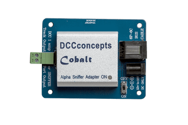Cobalt Alpha DCC Power Bus Driver and SNIFFER Adapter · DCD-SNX