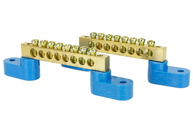 Solid Brass Power Distribution Bars · 2 Pieces · DCC-Bbar2