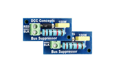 DCC Track Bus Spike Suppressors & Terminators · Snubber · 2 Pack
