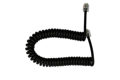 RJ12 6pin Curly Cord For NCE Power Cab & Cobalt Alpha · DCD-ACL