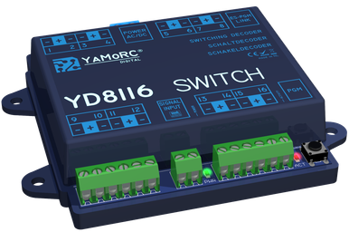 16 Channel DCC Signal & Turnout Decoder