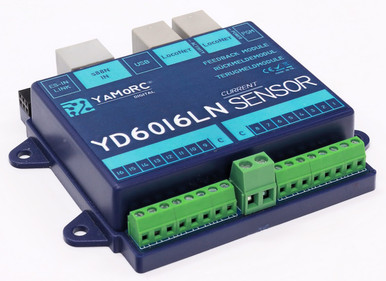 LocoNet 16 Channel Feedback Module · Current Sensing Inputs