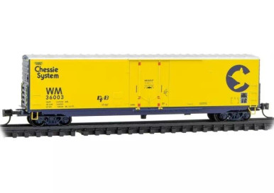 Micro Trains N Scale ~ Western Maryland Chessie System ~ 50' Box