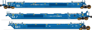 Intermountain ~ HO Scale Maxi IV Intermodal Well Car ~ 3-Unit Set ...