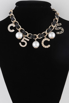 Statement Things Necklace Gold