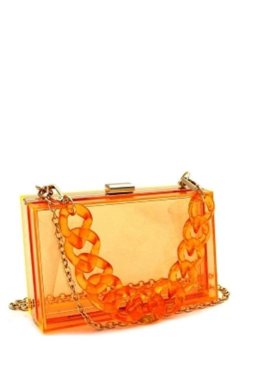 Bestie Clear Orange Purse