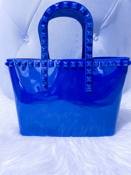 Mini Jelly Tote Navy