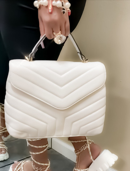 Most Wanted Jessy Handbag White