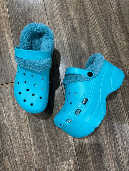 Fancy Clogs Teal