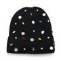 Rhinestone Bling Beanie Black