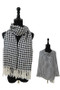 Houndstooth Pashmina Scarf