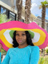 Big Oversized Floppy Sun Hat Multi