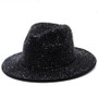 Bling Cowgirl Fedora Black