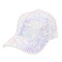 Bling Baseball Cap White