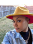 Mustard Red Fedora