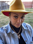 Mustard Red Fedora