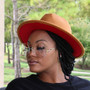 Tan Red Fedora