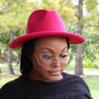 Pink Red Fedora
