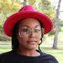 Pink Red Fedora