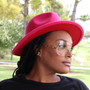 Pink Red Fedora