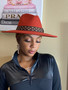 Luxe Band Fedora Rust