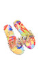 Glassy Heat Print Sandals