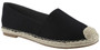 Fav Espadrille Black Canvas