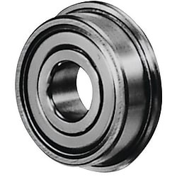 F-604-ZZ DEEP GROOVE BALL BEARING - FLANGED - TWO SHIELDS - MINIATURE