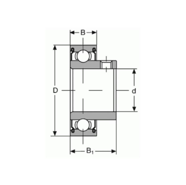 SSX-61901-ZZ DEEP GROOVE BALL BEARING - EXTENDED I.R. - TWO SHIELDS - STAINLESS STEEL