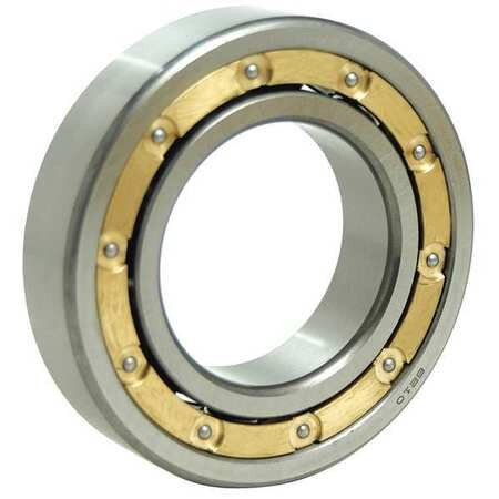 6312 M P/5 DEEP GROOVE BALL BEARING - BRONZE CAGE - ABEC #5 PRECISION