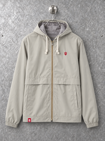 Front of rain jacket