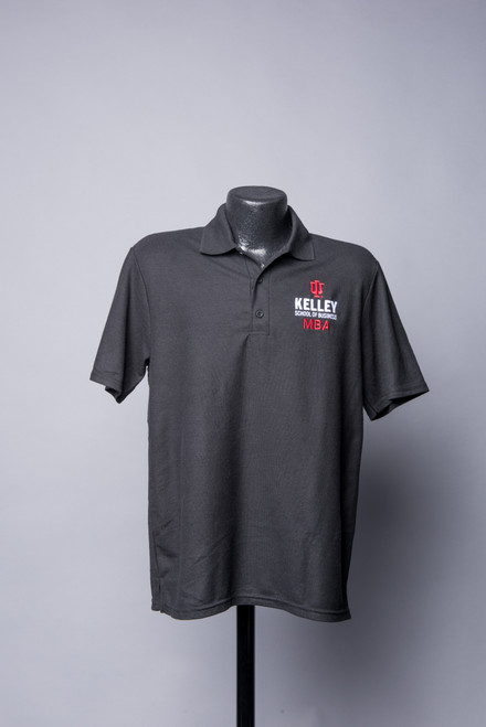 MEN'S BLACK MBA POLO